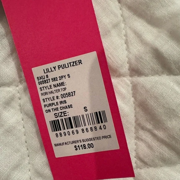 Lilly Pulitzer Rori Halter Top - Picture 2 of 2